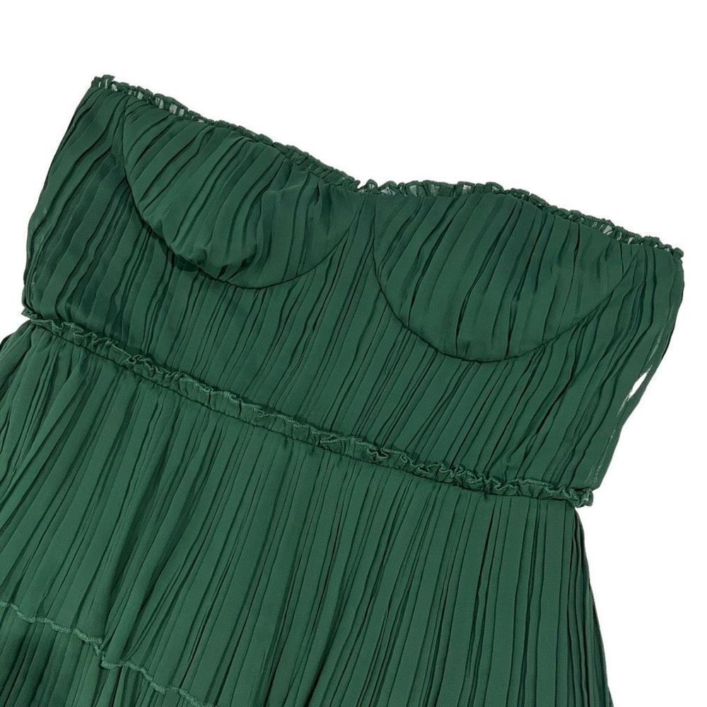 Lovers and Friends Alex Midi Dress in Emerald Green - Picture 3 of 8